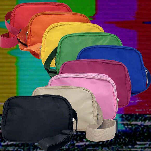 Hip Crossbody Bag - unisex style that is great for traveling and everyday - Picture 1 of 12